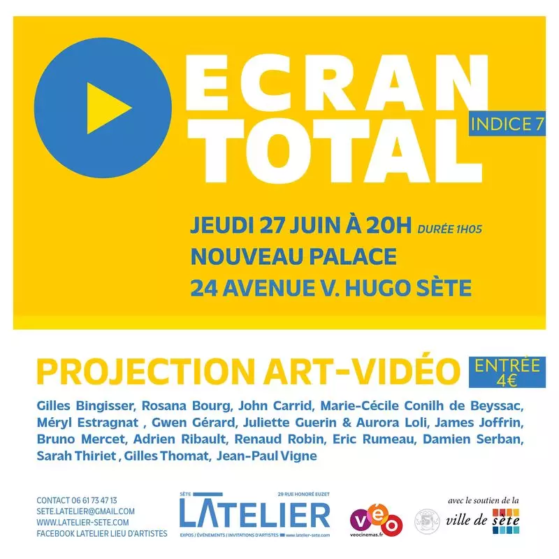 Actualité Eric Rumeau ECRAN TOTAL 2